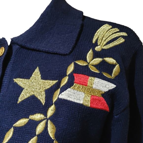 Vintage Sweater Nautical - Picture 2 of 7